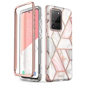for samsung galaxy s20 ultra 5g case i blason cosmo full body glitter marble bumper cover case without built in screen protector free global shipping
