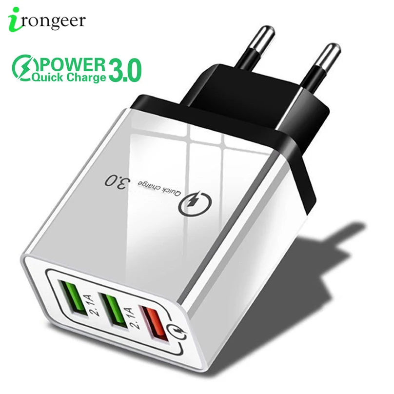 Быстрая зарядка 3,0 USB зарядное устройство QC3.0 QC Быстрая зарядка USB зарядное устройство для телефона s для Xiaomi Mi Note 10 iPhone 11 Pro зарядное устройство для мобильного телефона