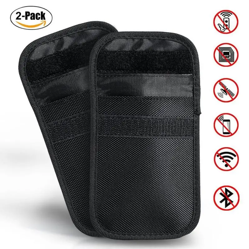 Чехол для автомобильного ключа RFID блокирующий сигнал блок чехол защиты Фарадея