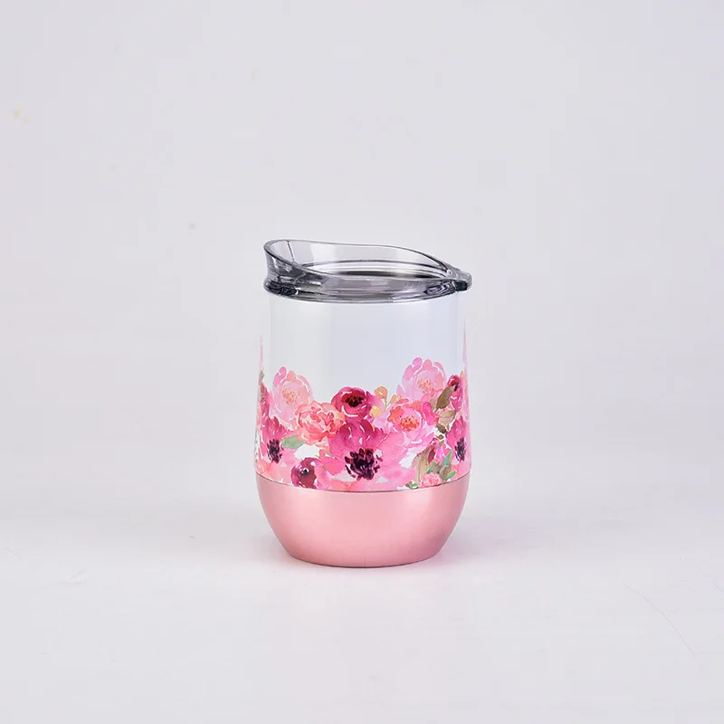 

New Style Creative Fashion Printing Water Cup Large Capacity Straw Cup Outdoor Sports Portable Can Be Customized Logo Egg Cup