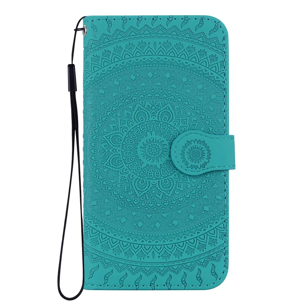 Мандала для телефона с тиснением и изображением iPhone 7 8 plus X XS XR Max чехол из