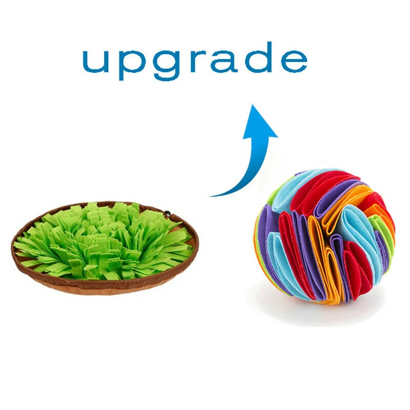 Washable Pet Snuffle Ball Mat Dog Interactive Puzzle Toys Cat Training Games Feeding Food Intelligence Toy for Stress Relief | Дом и сад