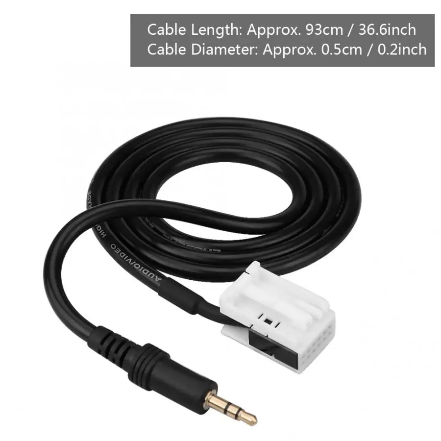 

3.5 mm AUX audio input car radio cable cellular adapter cable for MP3 player for Peugeot 307/408 High quality wire rod durable