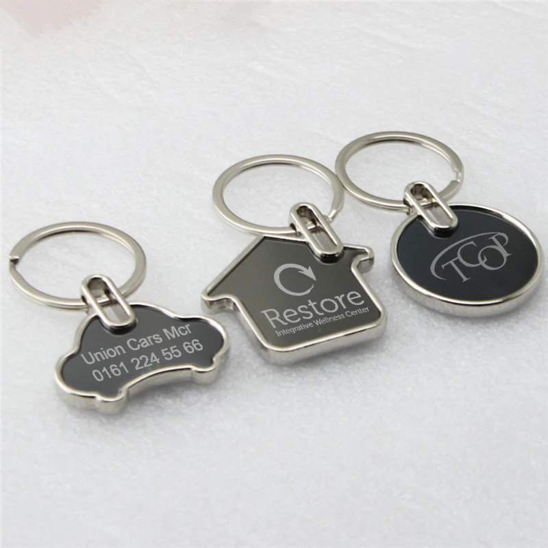 25 шт Бизнес рекламный подарок автомобильный брелок в форме дома Подарочный