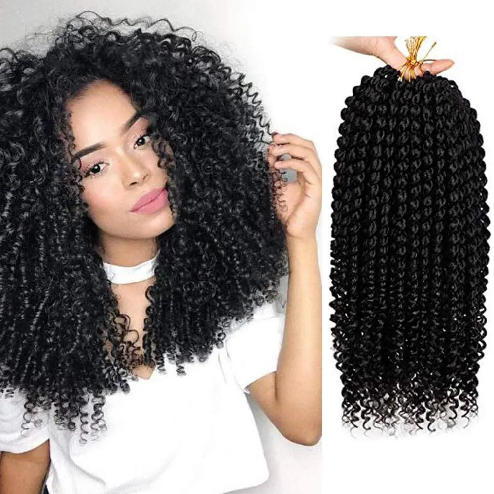 S Senegalese Marley Braids Crochet Hair Curl End For Women Synthetic Hair Extensions
