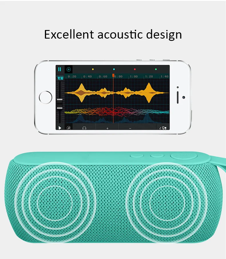 Мини Bluetooth динамик портативный для улицы спортивный беспроводной бас стерео громкий динамик TF карта fm-радио для воспроизведения телефона