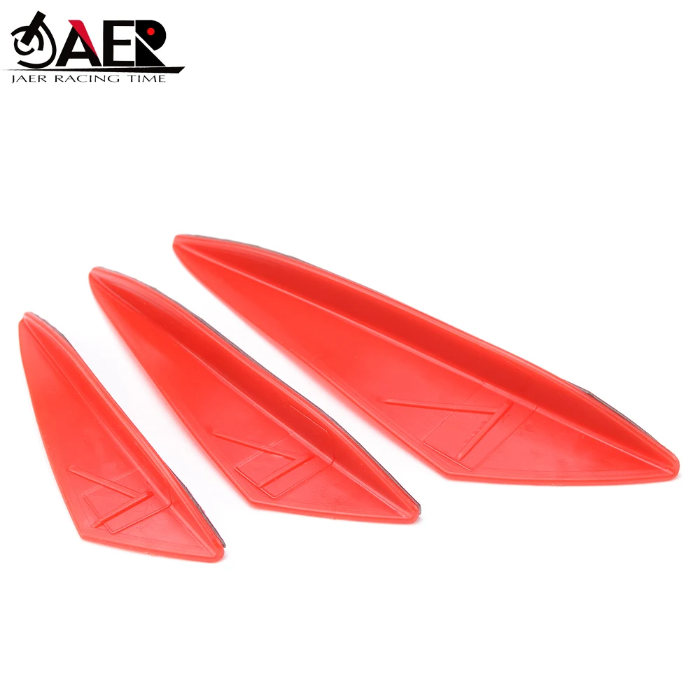 JAER Универсальный передний бампер для мотоцикла 6 шт. диффузор губ разветвитель