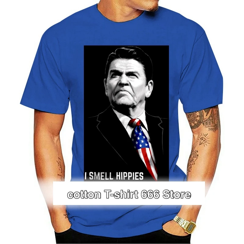 

Me huele a los хиппики Рональд Рейган консерватор T camisa