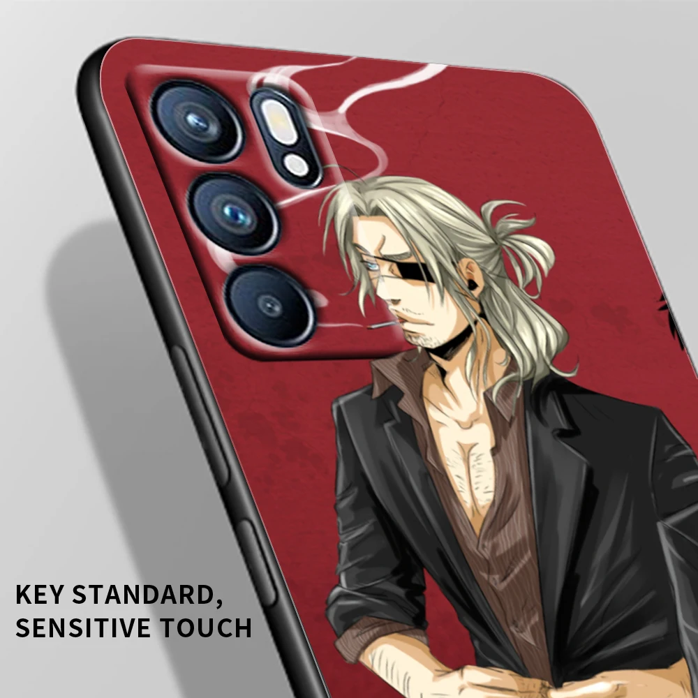 Gangsta Japanese Anime For OPPO Reno 6 5 4 3 2 5Z 5F 5K ACE 10 X ZOOM 4G 5G Pro Plus Silicone Soft Black Phone Case Shell images - 6