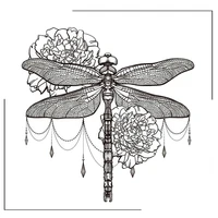 dragonfly clear silicone stamps scrapbooking crafts decorate photo album embossing cards making clear stamps new
