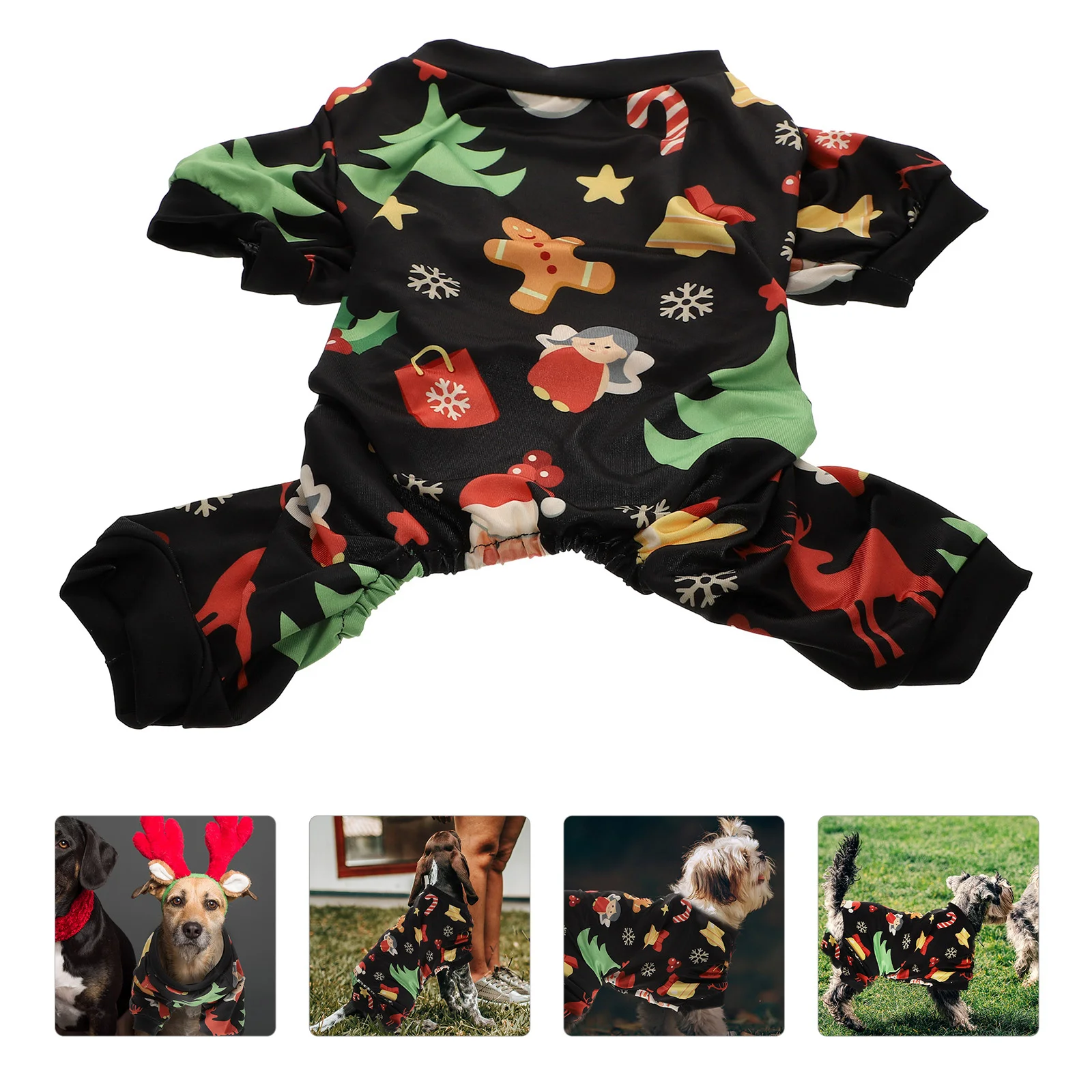 

1 шт., Рождественский тематический костюм для домашних животных