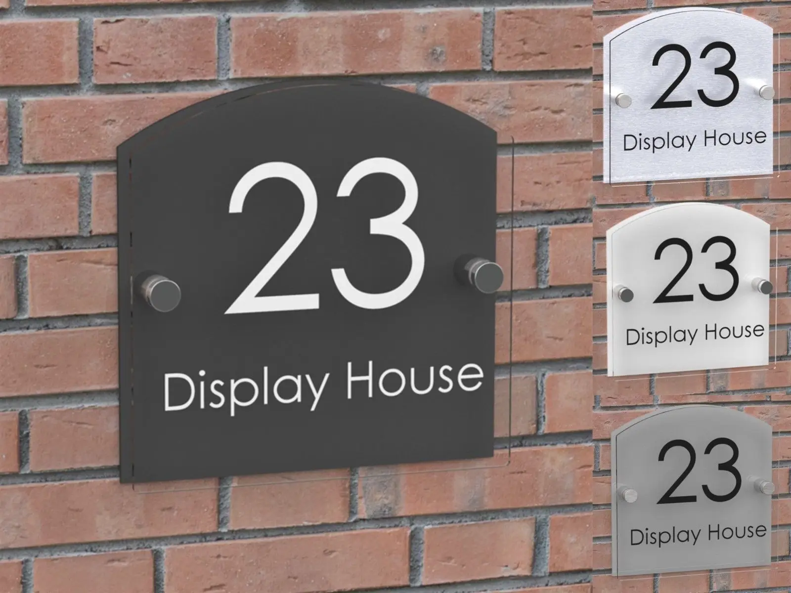 Displaypro акриловая табличка с цифрами для дома прозрачная дверная из плексигласа