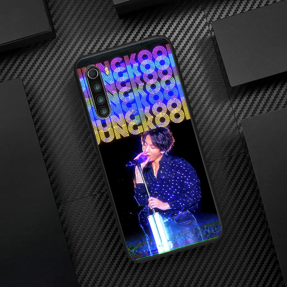 

Bangtan Boys Jeon Jung Kook Phone Case Cover Hull For XIAOMI Redmi 7 7A 8 8A 9 9C Note 6 7 8 9 9S K20 Pro K30 black Prime