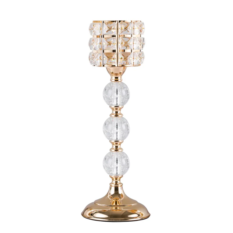 

Европейский хрустальный металлический подсвечник для чая для кофейного обеденного стола для свадьбы, Рождества, Хэллоуина, вечеринки, укра...