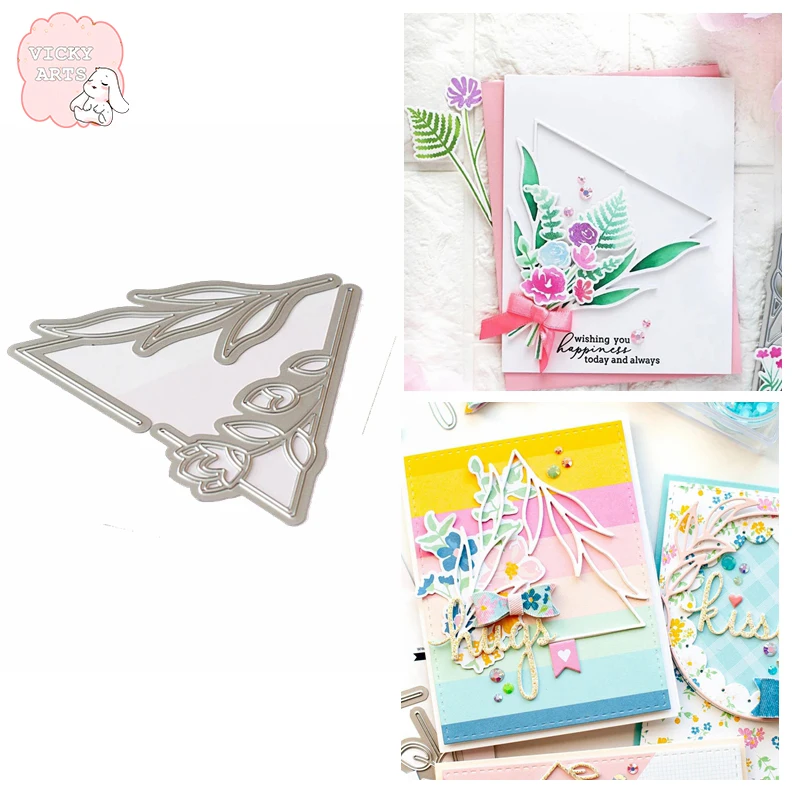 Красивые листья цветок полый фон металлические высечки Сделай Сам Скрапбукинг