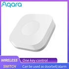 Беспроводной мини-выключатель Aqara ZigBee, умный выключатель с 4 функциями гироскопа, хаб с беспроводным шлюзом для xiaomi mijia homekit, 3 м