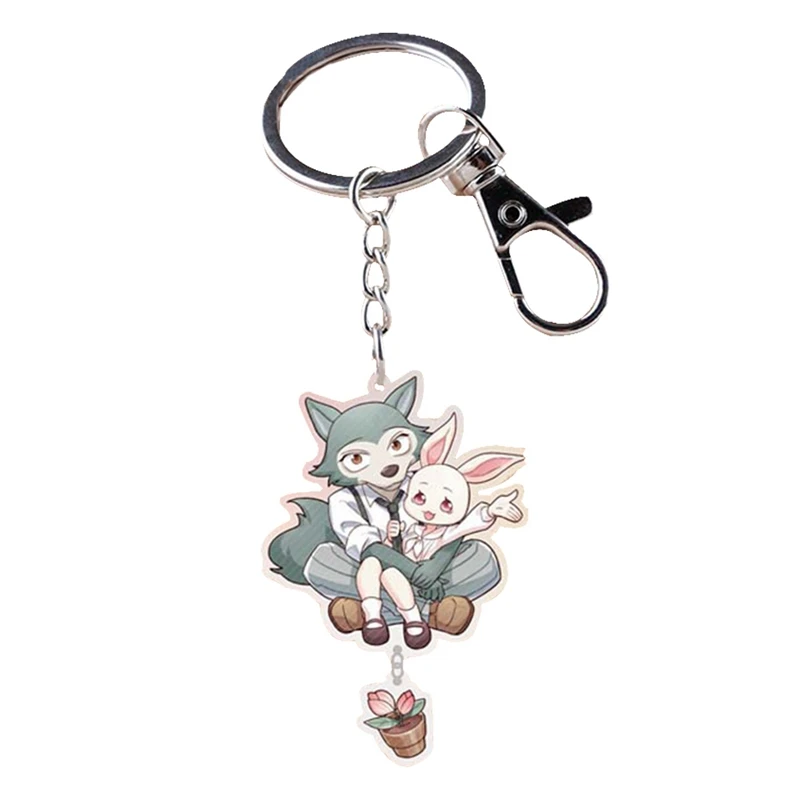 

Anime Cosplay Accessories Spring Keychain Cute Jick Louis Pendant Acrylic Keyring Key Chain Gifts