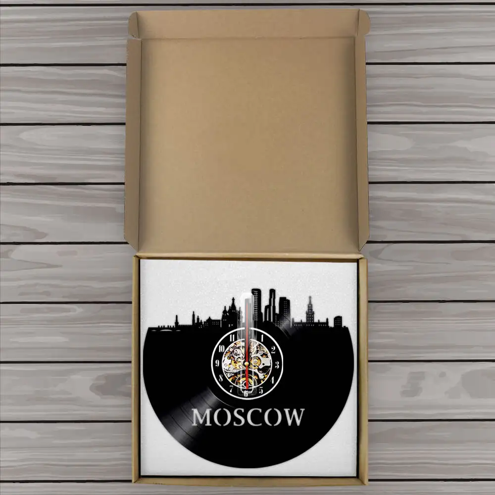 Настенные часы в русском стиле декор для стен винтажном виниловая запись