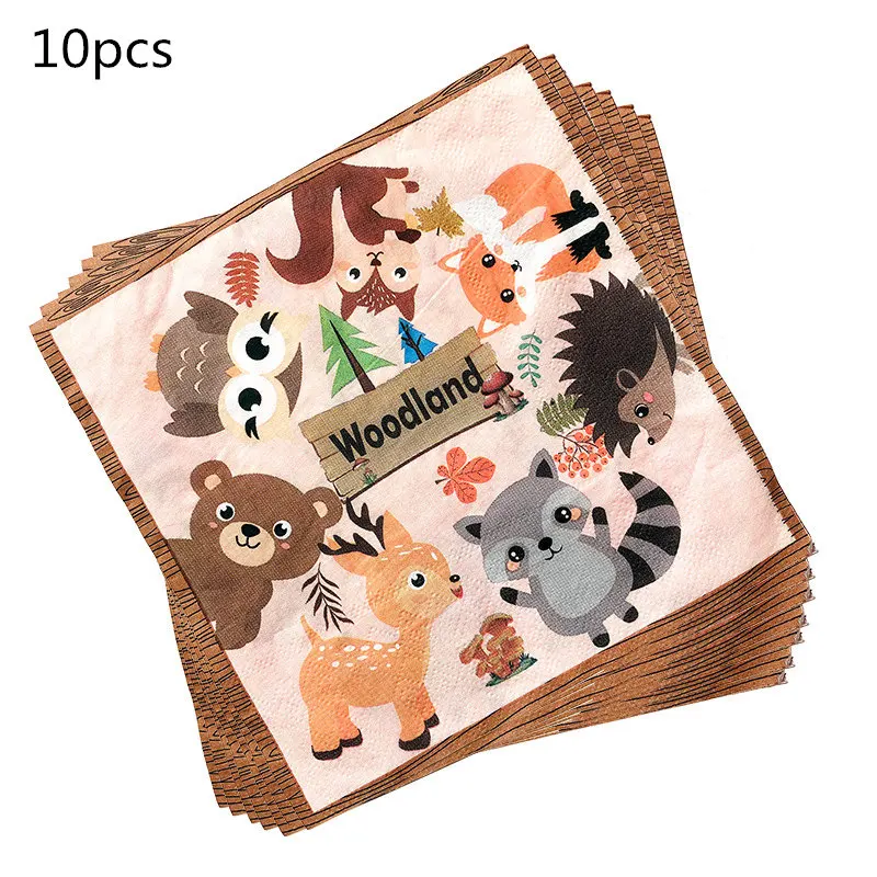 

Лесные животные торт топперы