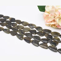 22x25x5mm natural grey larvikite labradorite beads original heart shape stone for diy bracelet necklace jewelry make strand 15