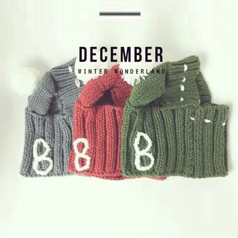 Модные зимние теплые шапки для собак рождественские товары милые головные уборы