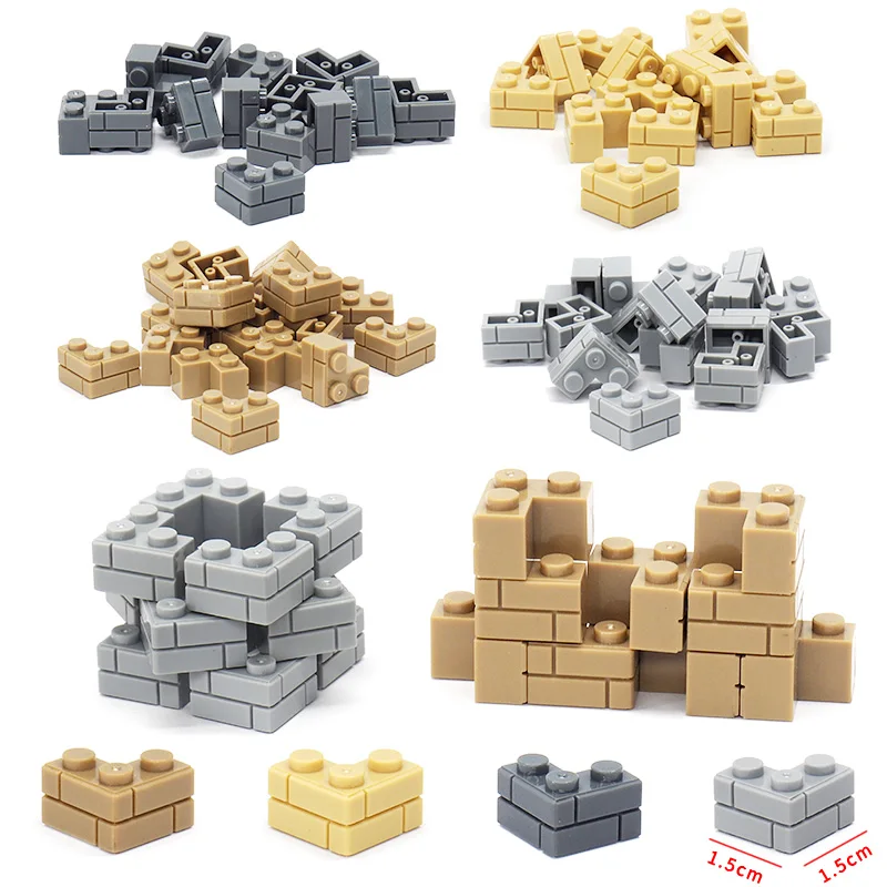 Piece 1x3 Building Blocks Corner Brick Lot Diy Military City Technology Figures Mini Model Moc Child Christmas Birthday Gift Toy | Игрушки и