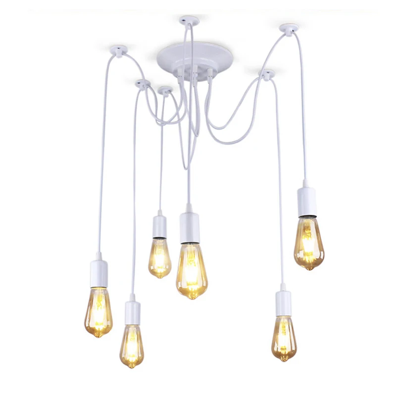 Подвесной светильник E27 в стиле индастриал Скандинавская лампа лофт Эдисона