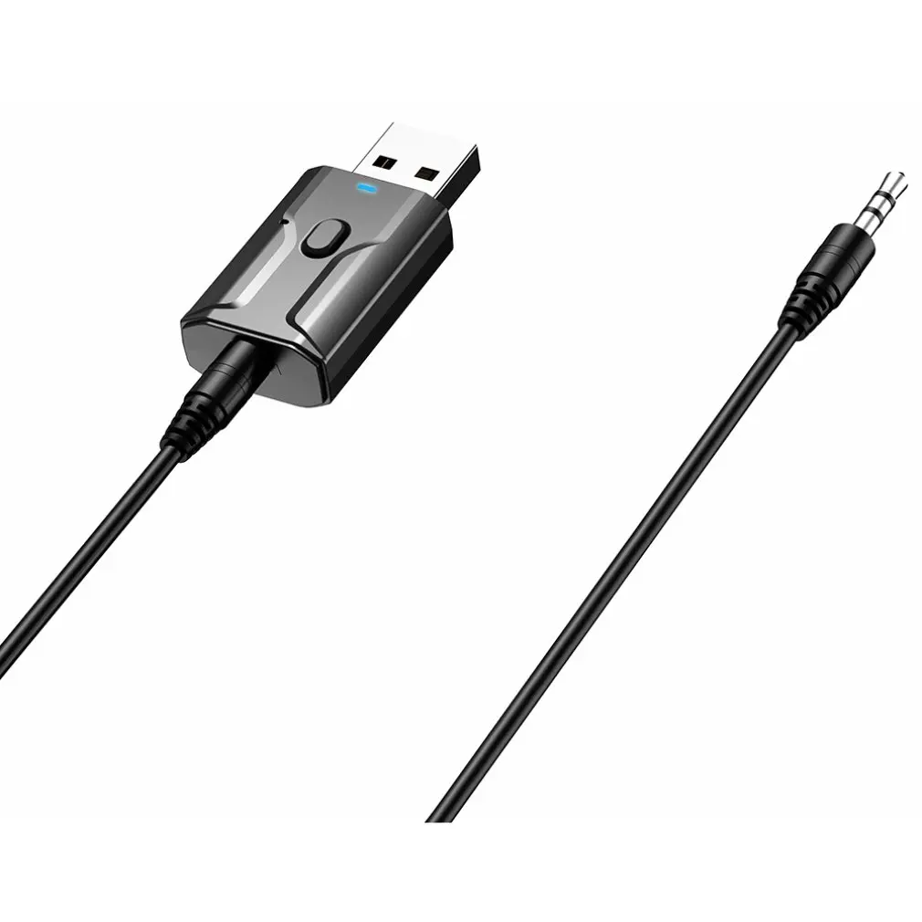 Беспроводной аудио приемник 4 в 1 передатчик автомобильный громкая связь USB