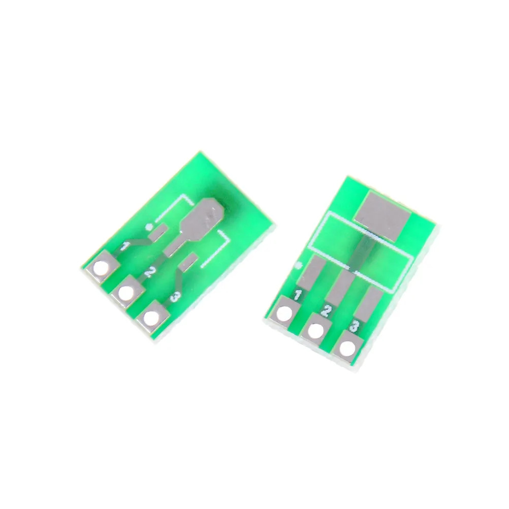10 шт. двухсторонний SMD SOT223 к DIP SIP3 адаптер печатной платы DIY конвертер зеленый