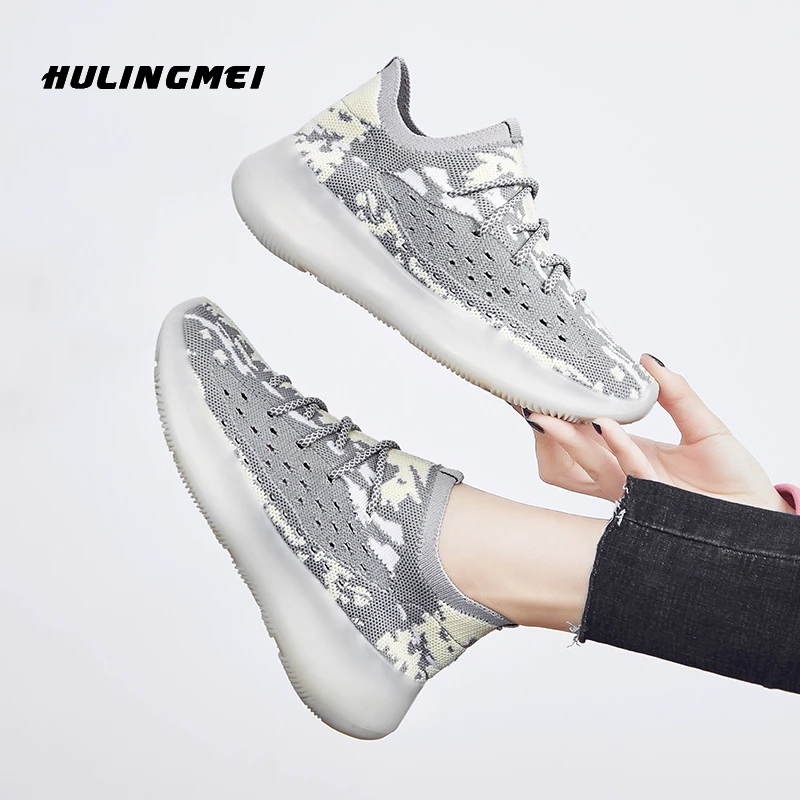 Женские кроссовки из кокосовой ткани дышащая повседневная спортивная обувь для