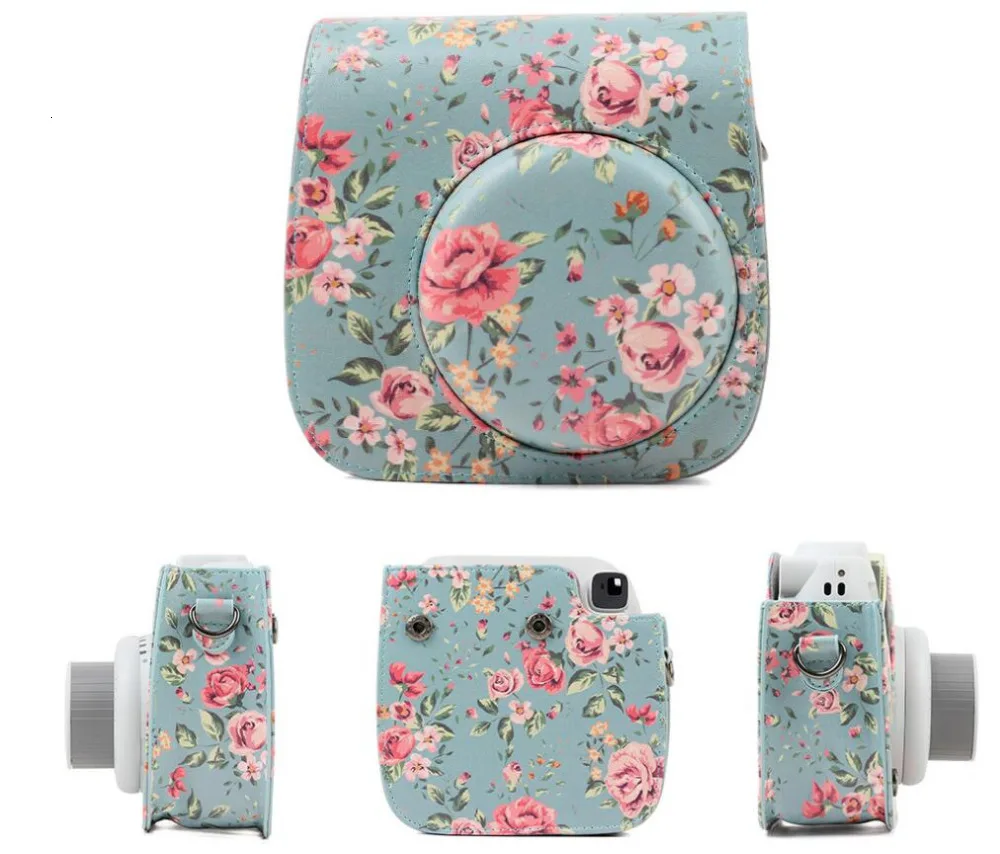 CAIUL Fujifilm Instax Mini 8 9 из искусственной кожи Камера защитный чехол с 96 карманы 3 дюймов мгновенное фото альбом