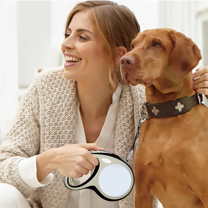 Dog Leash Rope Automatic Retractable 3M Traction Pet Dog/Cat Puppy Walking Great For | Дом и сад