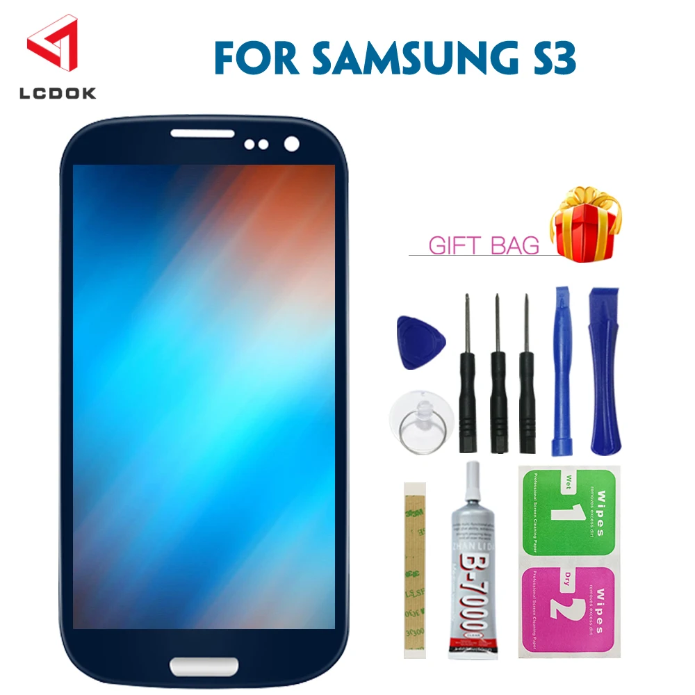Оригинальный ЖК дисплей для телефона Samsung Galaxy S3 i9300 i9301 i9301i i9305 дигитайзер