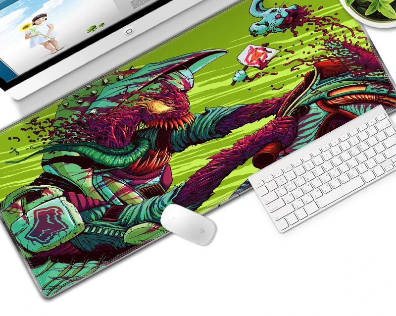 800*300*2 размер Монстр Стиль высокоскоростной коврик для мыши большой игровой