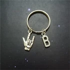 Брелок Я люблю тебя ручной работы, пара ключей, семья, подарок имени, начальный брелок, я люблю тебя очарование