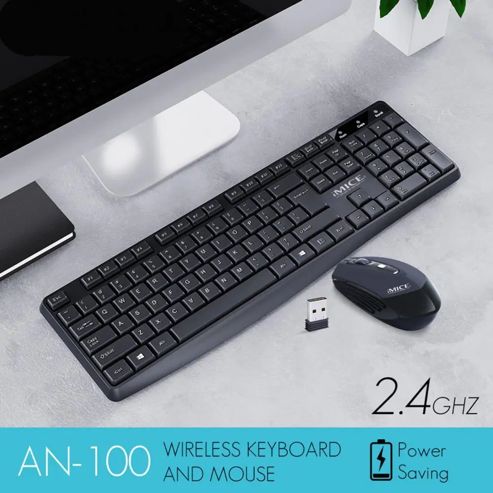 IMICE Gaming keyboard И Мышь Беспроводной клавиатура с подсветкой клавиатуры комплект