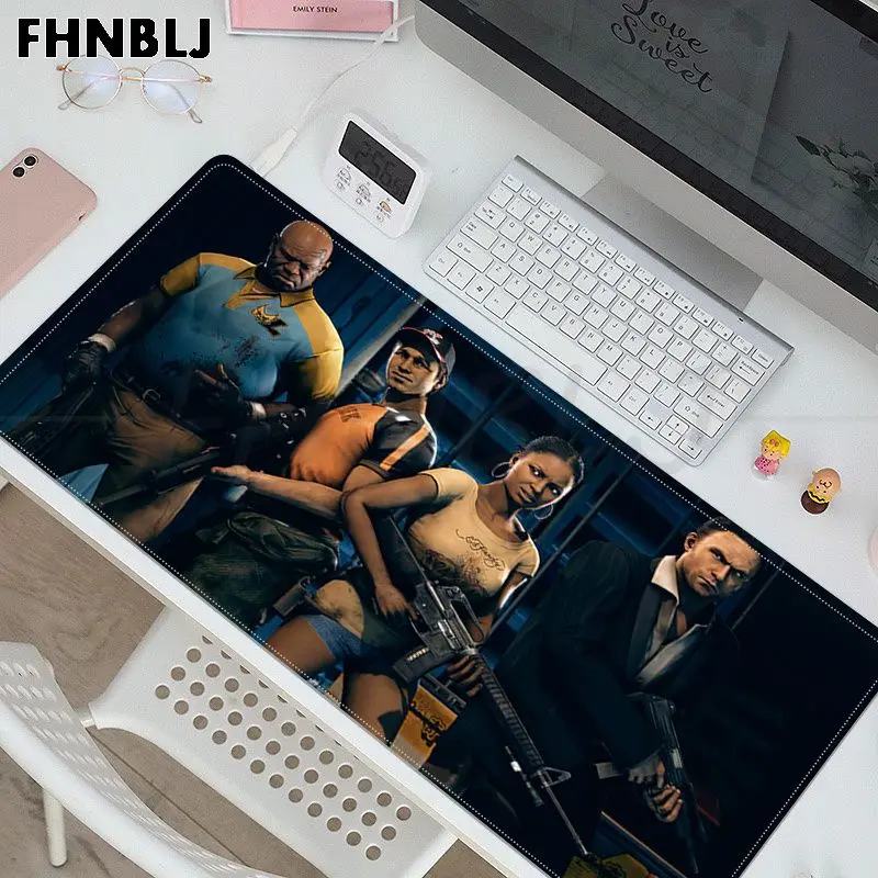 Игровой коврик для мыши FHNBLJ удобный игровой левой компьютера и ноутбука 4 мертвых