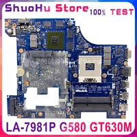 la 7981p motherboard for lenovo g580 notebook motherboard gt635gt630 pga989 hm76 ddr3 100 test work