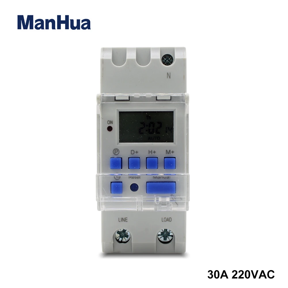 Таймер ManHua MT15 220 В переменного тока 30 А|timer switch time relay|time relayrelay timer |