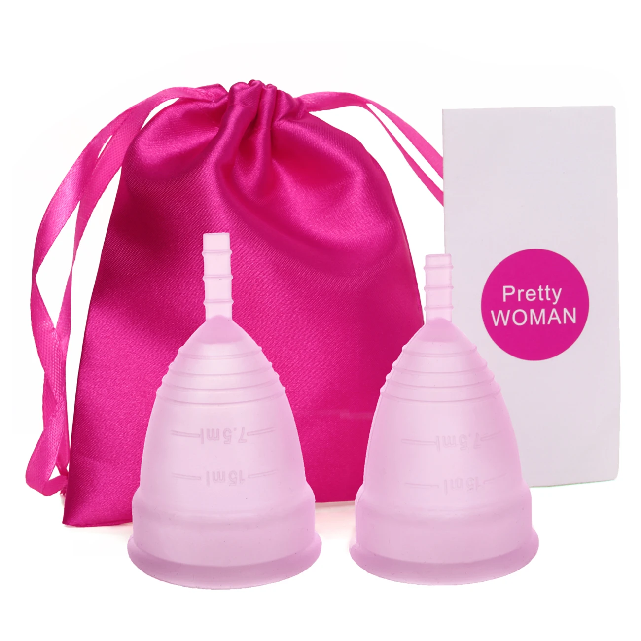 2Pcs-1Clothbag-Pink Прямая поставка чашки - Цвет: 2Pcs-1Clothbag-Pink