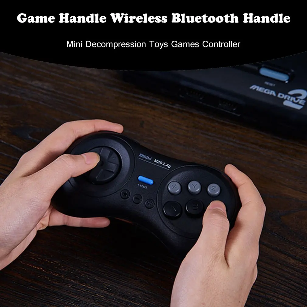 2 4G Bluetooth игровой контроллер для коммутатора ПК MAC паровой файтинг 6 кнопочная