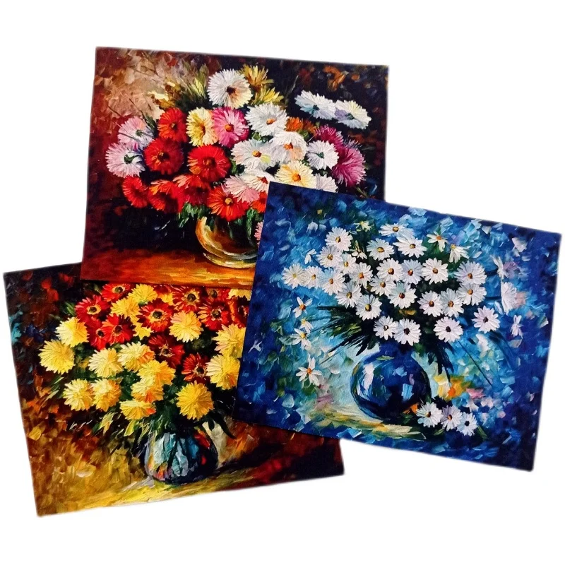 

24X40CM oil painting canvas fabric cut direction Patchwork Sewing Tissue Patchwork for purse Nostalgia and retro