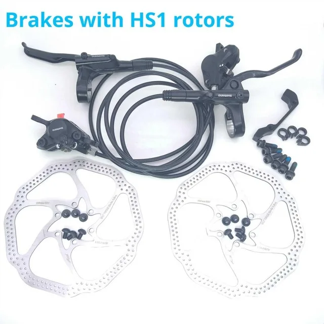 MT200 with HS1 MTB горный велосипед гидравлический дисковый тормоз Наборы содержит MT200 тормоза+ Avid HS1 G3 роторы 160 мм 180 мм - Цвет: MT200 with HS1