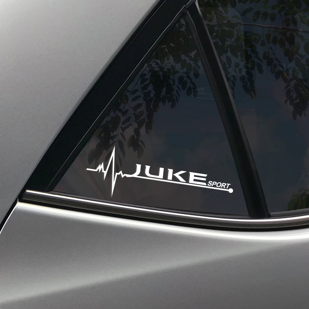 2 шт. наклейки для украшения бокового окна автомобиля Nissan Juke спортивные