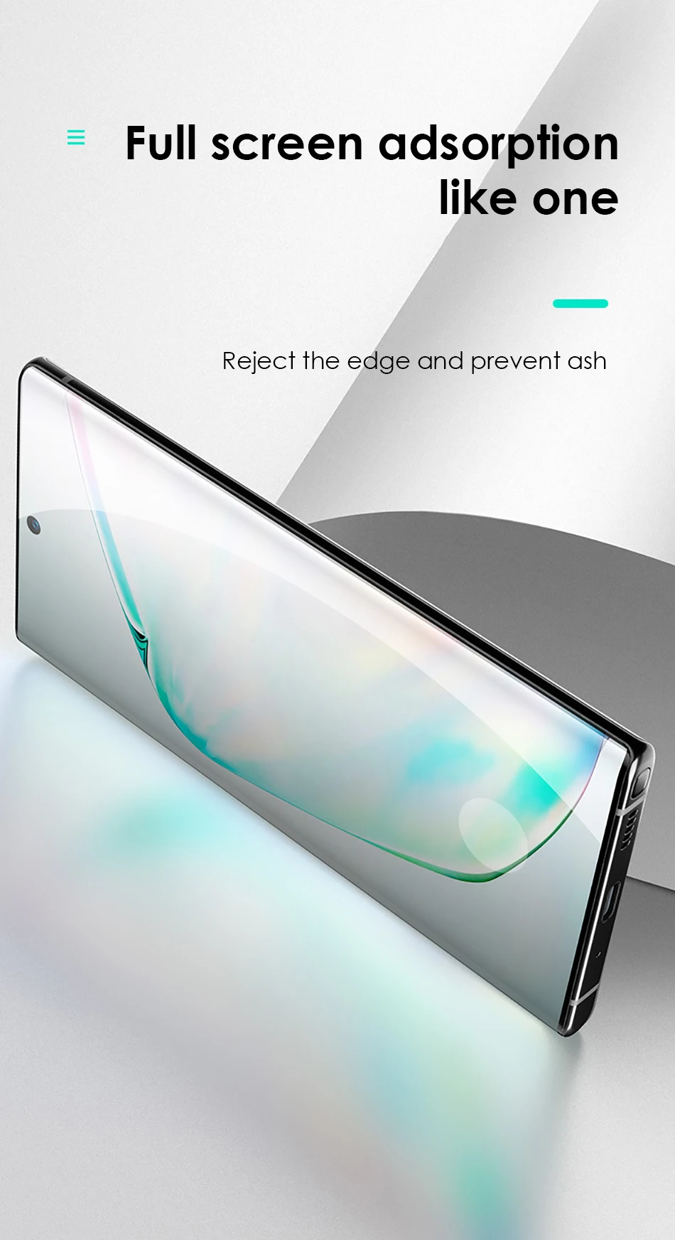 Benks XPRO пленка из закаленного стекла 0,3 мм для samsung Note 10 Plus 10+ 3D изогнутая защитная пленка AGC HD прозрачная стеклянная пленка