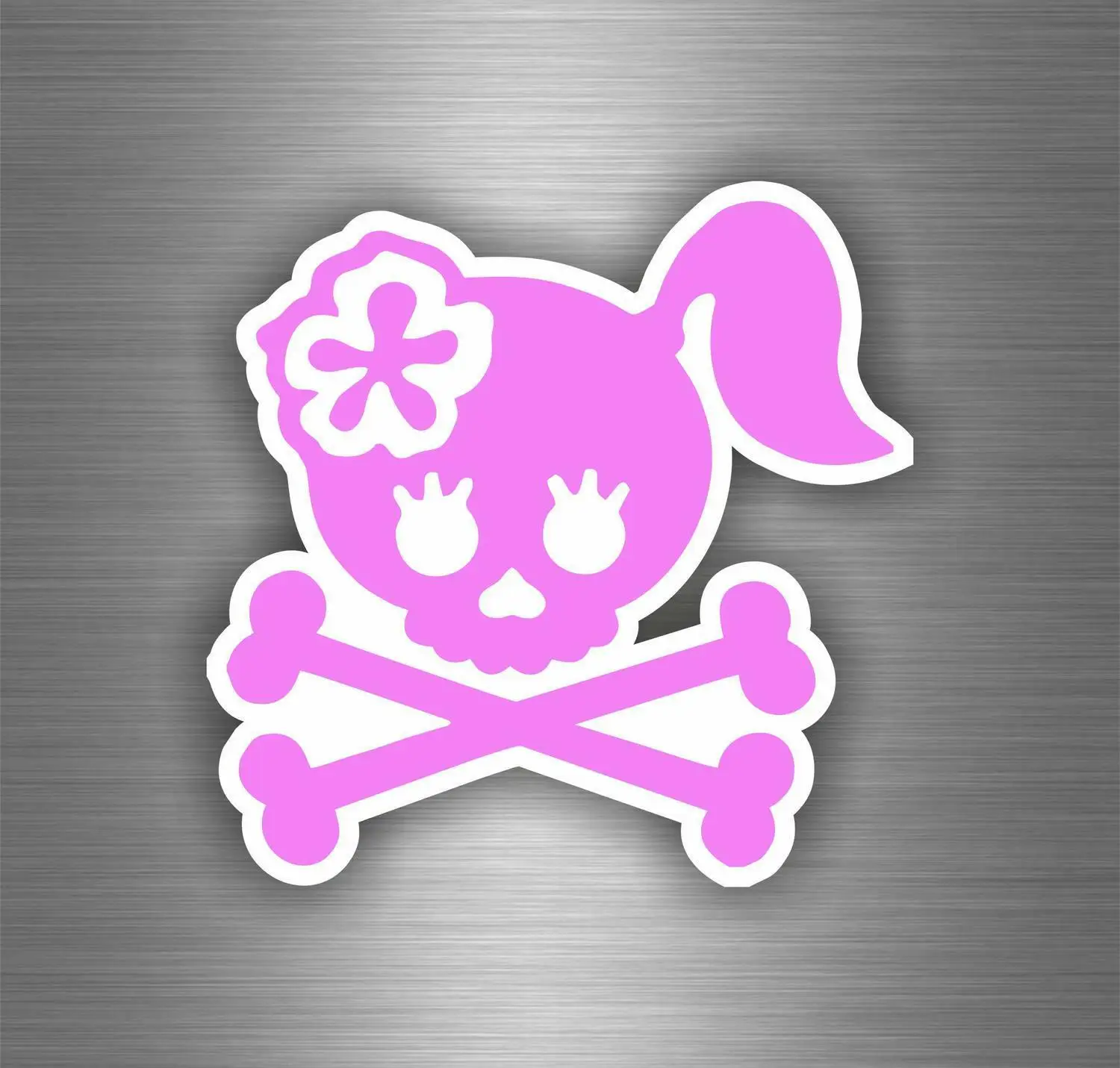 

Индивидуальная наклейка для автомобиля, мотоциклетный шлем, виниловая наклейка с байкерским черепом, женская розовая наклейка из ПВХ, водонепроницаемая наклейка для мотоцикла