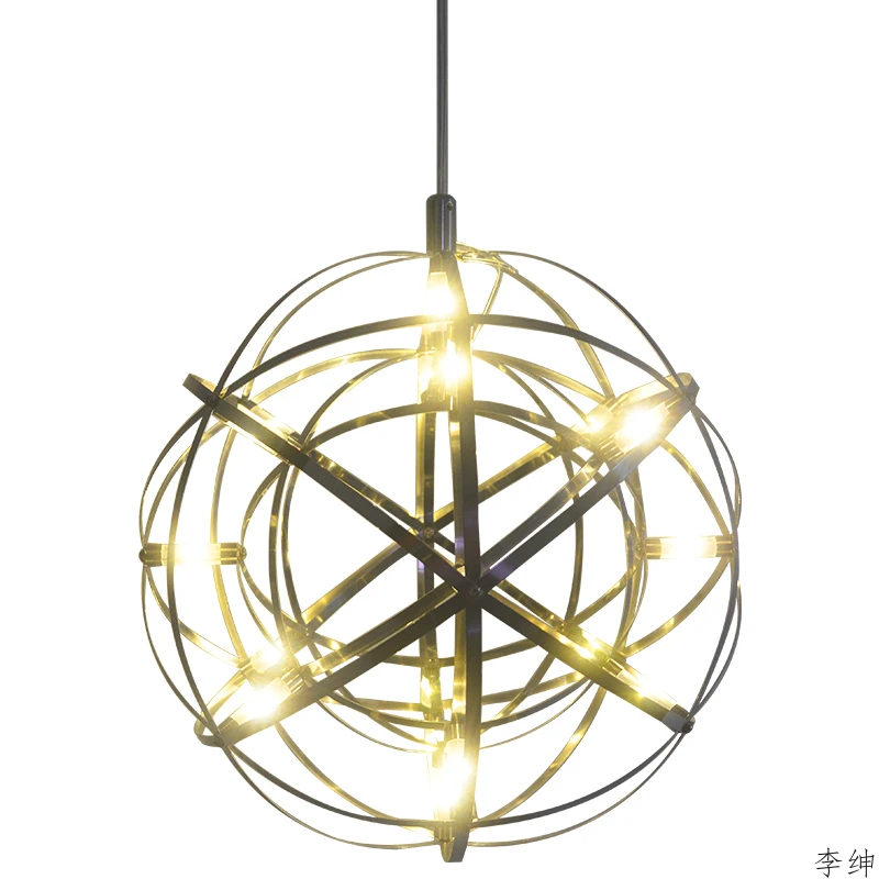 

Modern Spark Ball LED Pendant Lamp Planet Starry Cafe Bar Lighting Industrial Pendant Lights Hanglamp Lamp Home Decor Luminaires