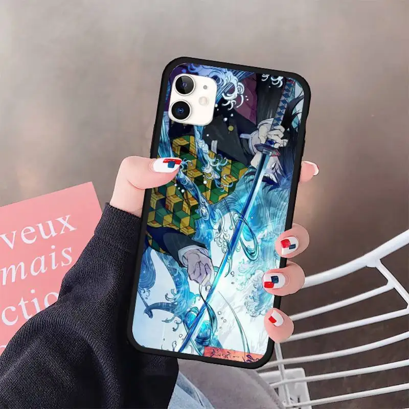 

Anime Demon Slayer Phone Case for iPhone 11 12 pro XS MAX 8 7 6 6S Plus X 5S SE 2020 XR
