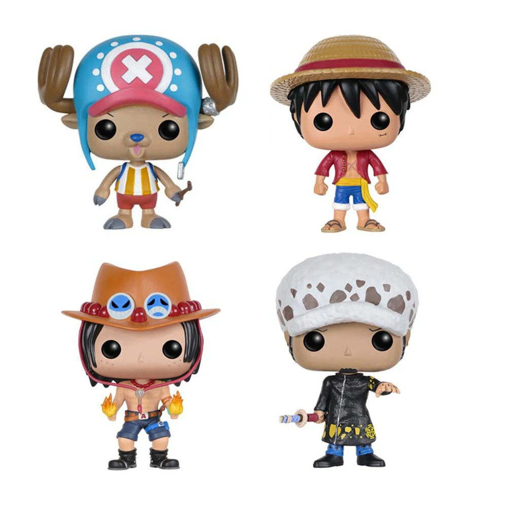 Аниме one piece Луффи и Чоппер туз Лоу фигурка виниловая Кукла Коллекция