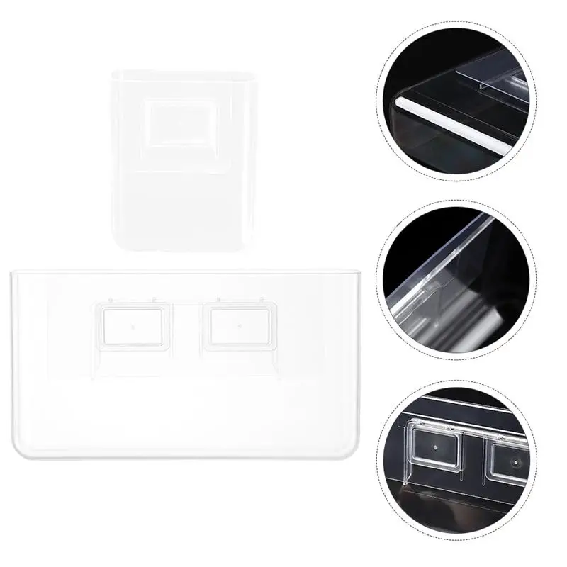 

2Pcs Storage Cases Storage Containers Makeup Brush Cases Cosmetic Storage Boxes for Decor Storage Bedroom Home